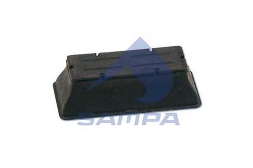 Подушка перед. железой рессоры нижняя левая 45.5x100.5x29.5 MB Srinter 95>06 Classic SAMPA 011222