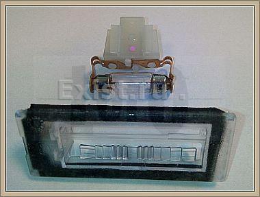 Фонарь подсветки номера Ducato/Boxer/Jumper 07- (с фишкой и лампочкой) LORO 01653905