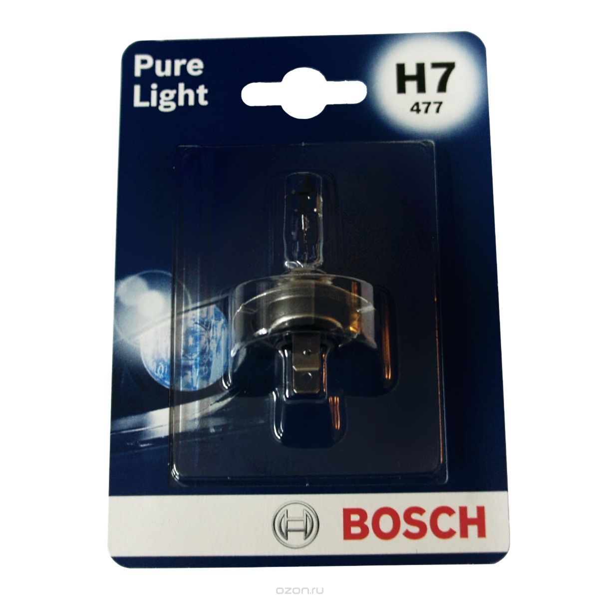 Лампа H7 галогенная стандарт 12V 55W  BOSCH 01987301012