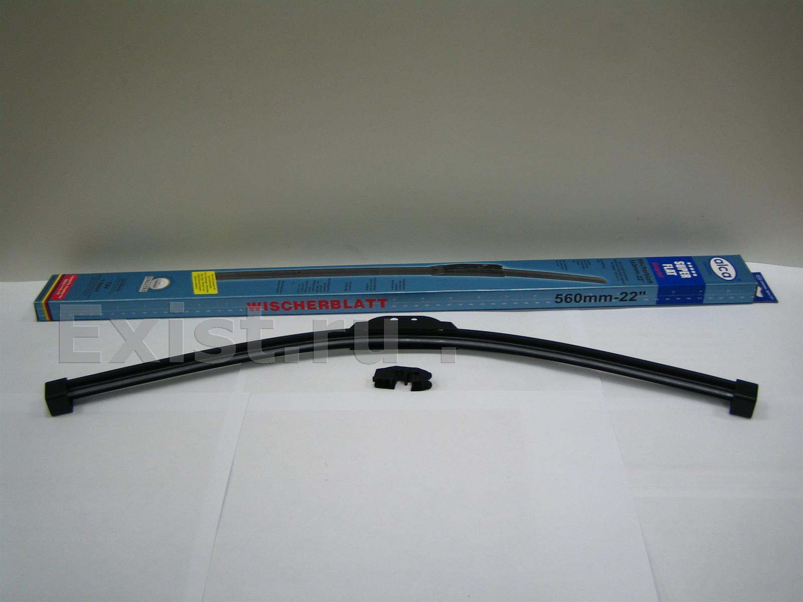 Щетка стеклоочистителя 560 мм/22 беcкаркасная (крепление крючок) Super Flat Graphit ALCA 052000