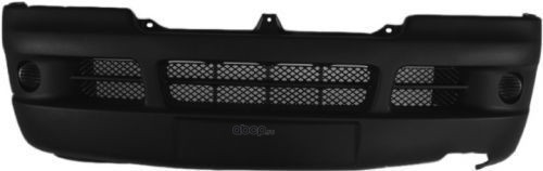 Бампер передний черный без отверстий под птф Ducato RUS(244) /Boxer  Jumper 02>  POLIPLAST 10011104