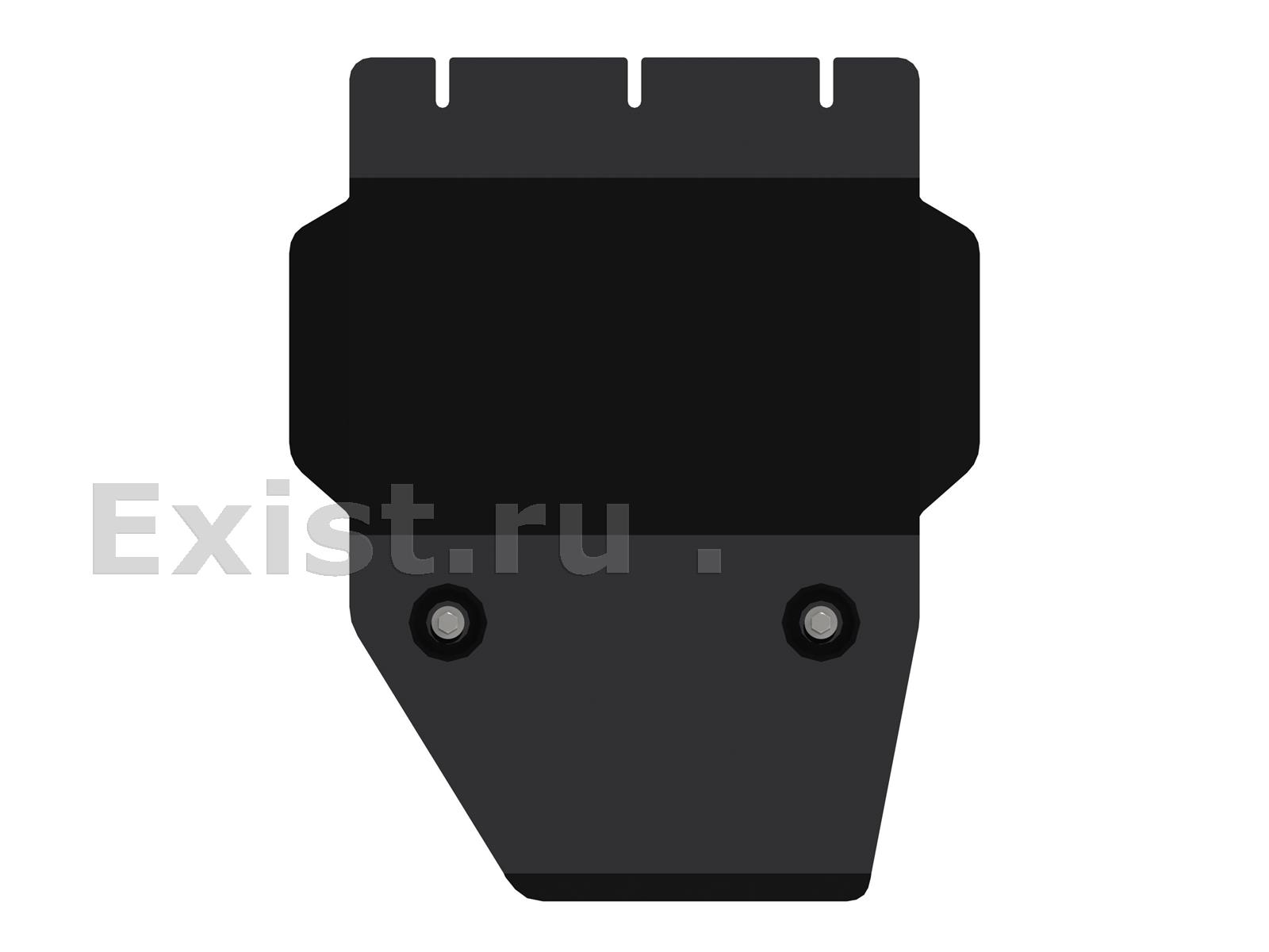 Защита картера КПП (Сталь 3 мм) Hyundai Grand Starex (2014-)/V- 2,5 МТ 4wd  SHERIFF 102595