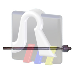 Тяга рулевая левая Transit 06 > 115/140/155 л.с ,Transit c 14г R=L RTS 9200693