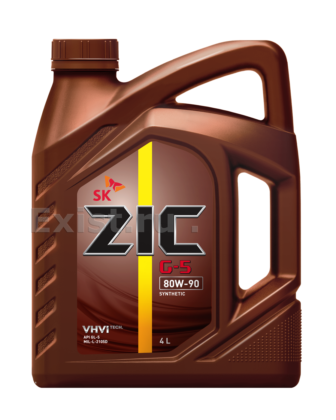 Масло трансмиссионное 80W90 4л синтетика G-5 для МКПП GL-5 ZIC 162633