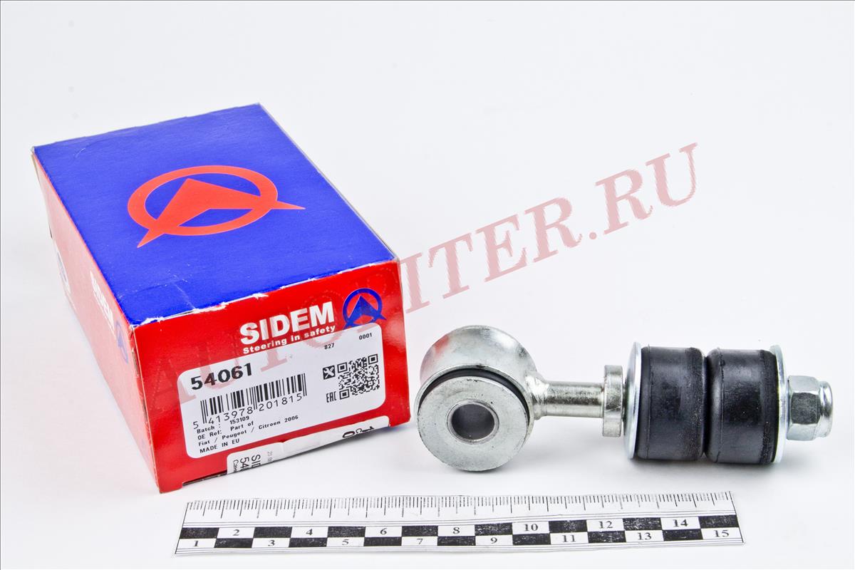 Стойка (тяга) стабилизатора передняя Boxer 06-/Jumper 06-/Ducato 06- SIDEM 54061