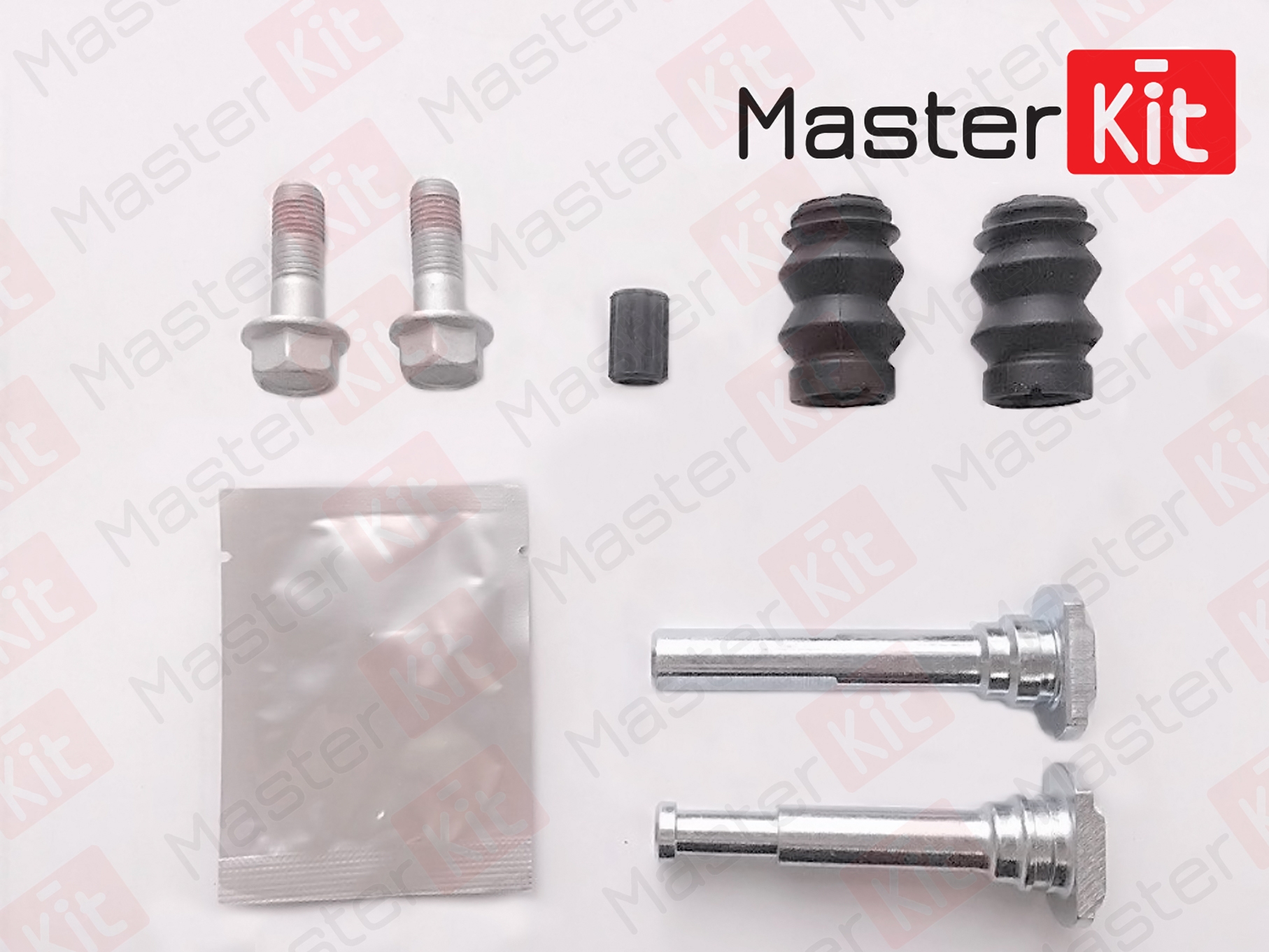 Ремкомплект направляющих суппорта перед Transit 06-/зад MB Sprinter 515/VW Crafter 06> MASTERKIT 77A1180