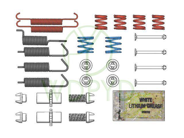 Ремкомплект стояночного тормоза Tucson 06-/Sonata NF 06- WDPYD 17426K