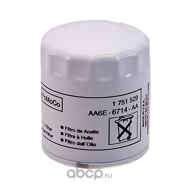 Фильтр масляный, навертный C-Max I,II 07-/Focus II-IV 04-/Mondeo II-IV 00-/Volvo S40 II 04- FORD 1751529