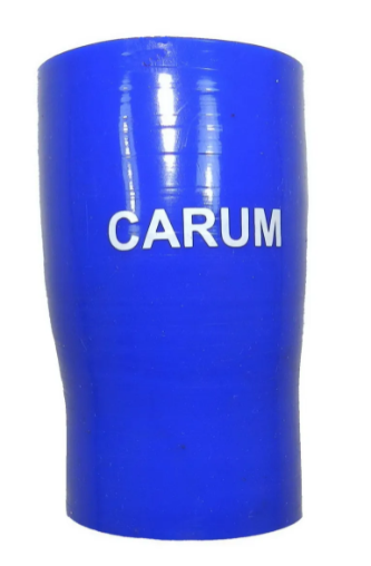 Патрубок интеркулера выпускной синий силикон (рюмка) Transit 2.2 11-- (задний привод) CARUM 181180611