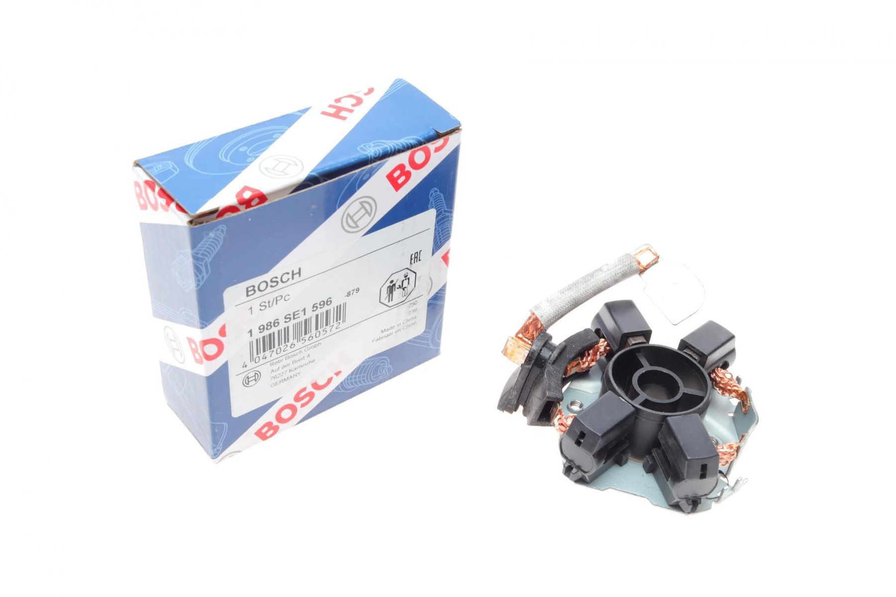Щеткодержатель стартера Евро 4 Ducato/Jumper/Boxer 2.3/2.8 02> BOSCH 1986SE1596