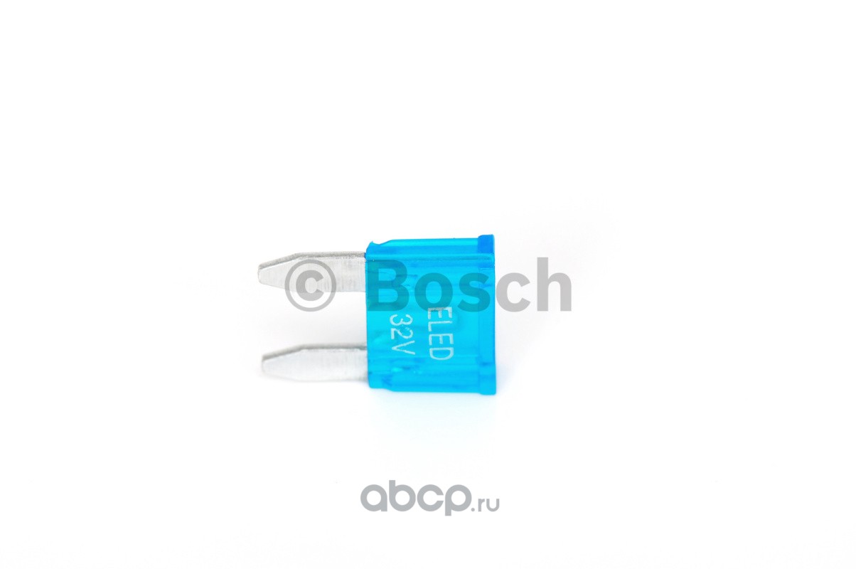 Предохранитель 15A плоский, флажковый (синий, mini) BOSCH 1987529031