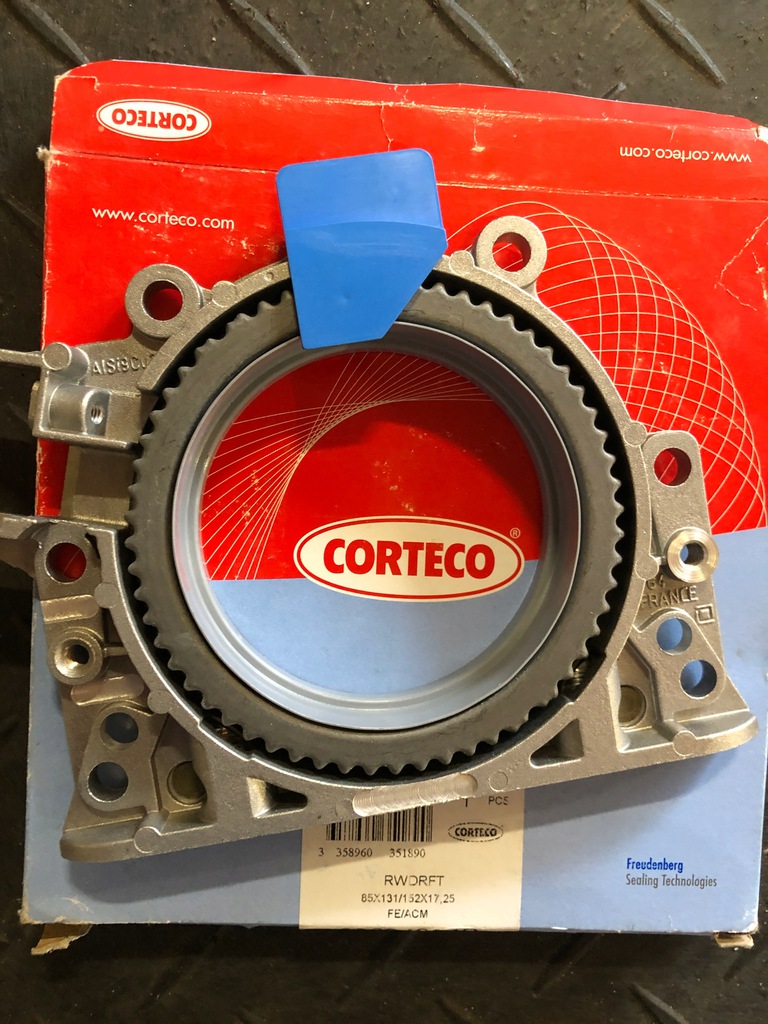 Сальник в корпусе коленвала задний (85x131x17,25) Audi A4 1.9TDi 08>/VW 2.0TDi 16V 05> CORTECO 20034934B