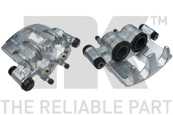 Суппорт тормозной перед левый d.44/48 1400 kg без АВС (двухпоршневой) Jumper/Ducato (244)/Boxer 02~ NK 2137107