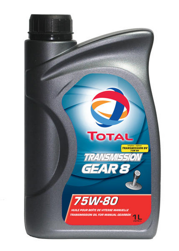 Масло трансмиссионное 1L 75W80 TRAX GEAR 8  TOTAL 214082