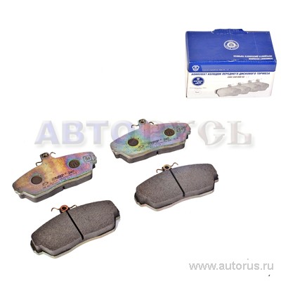 Колодки тормозные передние, к-кт 4шт  ГАЗ 3302/2217/3110 и модиф GAZ 2217350180002