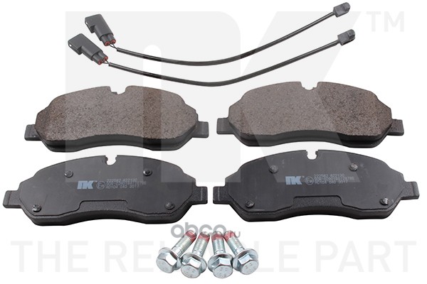 Колодки тормозные передние дисковые с датчиком Transit 2.0/2.2 12> (двускат) NK 222582