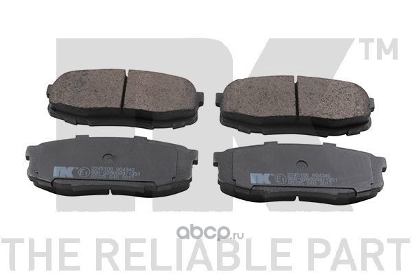 Колодки тормозные задние дисковые Toyota Land Cruiser 4.7/4.5D V8 08> NK 2245106