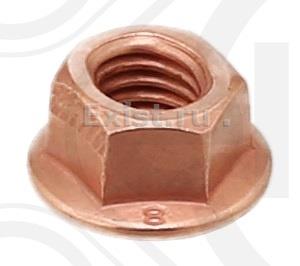 Гайка cистемы выпуска M8x1.25 (медь) Audi/Seat/Skoda/VW 00> ERLING 247130