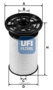 Фильтр топливный Ducato 2.3 (250) 19-> UFI 2607600