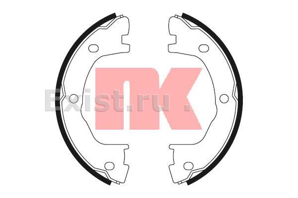 Колодки стояночного тормоза, барабанные (172x42mm) Daily II-VI 96~ NK 2723682