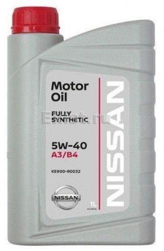 Масло моторное синтетическое Motor Oil 5W-40, 1л NISSAN KE90090032R