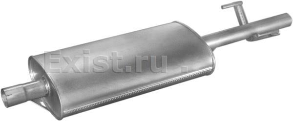 Глушитель средняя часть VW LT 28-46 2.5D/TD/2.8TDi 96>MB Sprinter 901/902/903/904 OM602 95-06 POLMOSTROW 30232