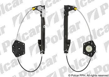Стеклоподъемник электрический без электромотора задний левый Grande Punto 08-11>Punto III/IV/Evo IV POLCAR 3024PSG7