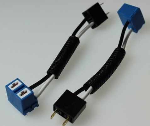 Патрон под лампу H7 с проводами, Г-обр., керамика NORD YADA 904346