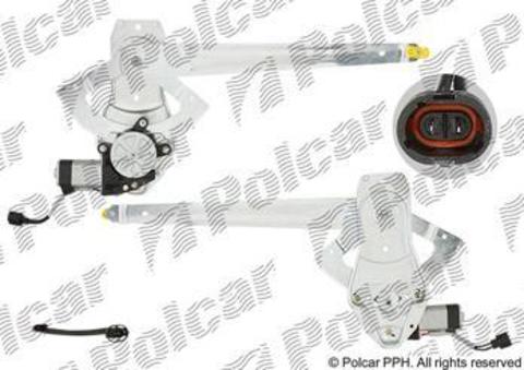 Стеклоподъемник электрический с мотором передний правый Transit 00~ POLKAR 3247PSE2A