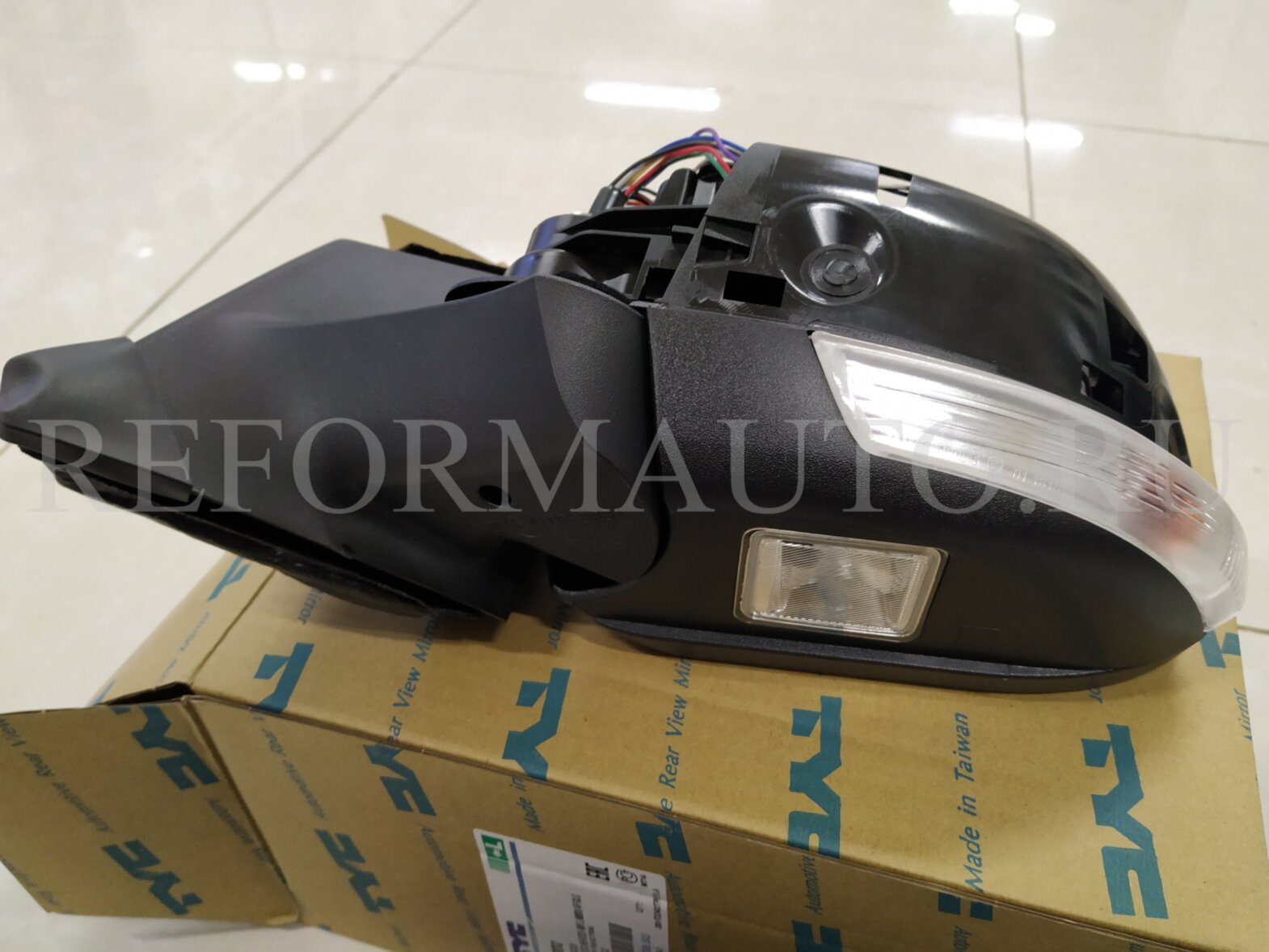 Зеркало левое эл.регулировка с подогревом с повторителем поворота Transit 2014- TYC 388FDD528TL