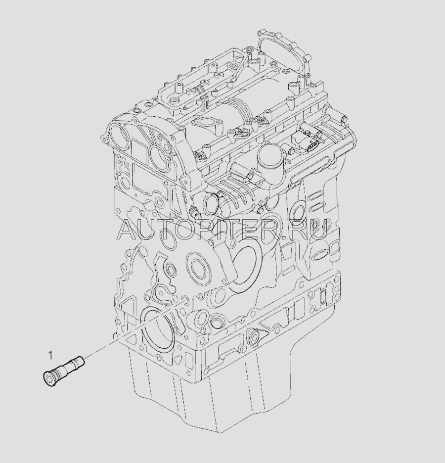 Клапан масляного насоса 2.3 Ducato Rus/ Iveco 504015971