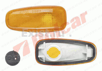 Повторитель поворота Sprinter 95-00  (желтый Л=П) POLCAR 5062195E