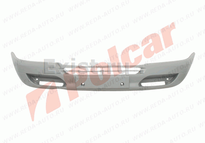 Бампер передний (тёмно-серый/без отв.под омыватели) MB Sprinter 208 - 414 04.00 - 12.02  POLCAR 506307Q
