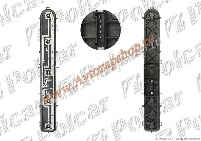 Плата заднего фонаря MB Sprinter 900*/906* кузов POLCAR 50658791