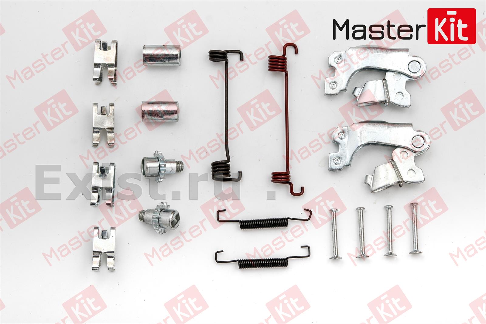 Ремкомплект колодок ручного тормоза зад на 2 колеса Ducato/Boxer/Citroen 250 MASTERKIT 77AP022