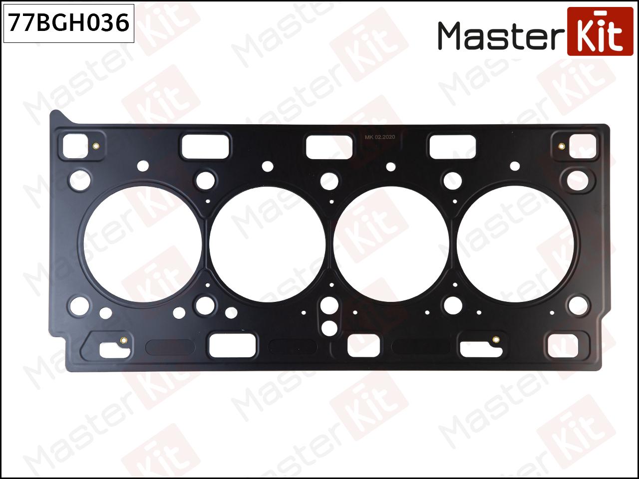 Прокладка ГБЦ Master  2.5DCI MLS 1.2mm 01> MASTERKIT 77BGH036