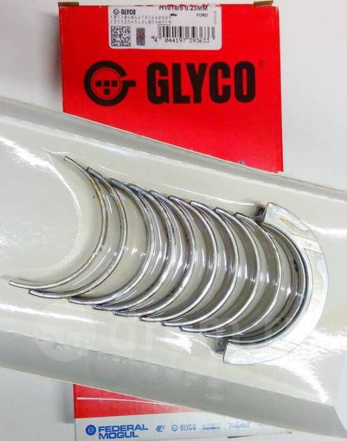 Вкладыши коренные Boxer/Jumper/Transit  0,25 2.0/2.2/2.4 -00-12. (125/155)  GLYCO H10185025MM