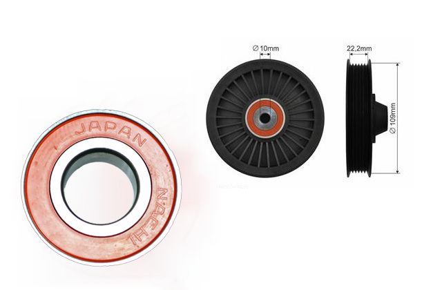 Ролик генератора обводной MB E/S-class (W212/W221)/ Sprinter Classic OM 611/612/646 CAFFARO 8599