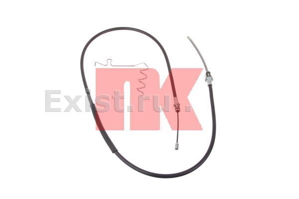 Трос стояночного тормоза задний левый Transit RWD (односкатные колеса-барабанные тормоза) 00~ NK 9025130