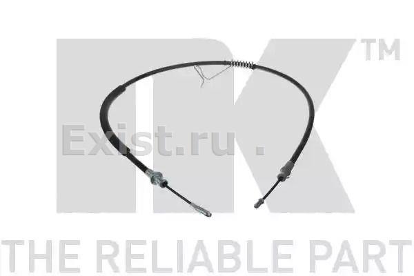 Трос стояночного тормоза задний правый L=1317мм (односкат/дисков.тормоза) Transit 06-14 NK 9025200