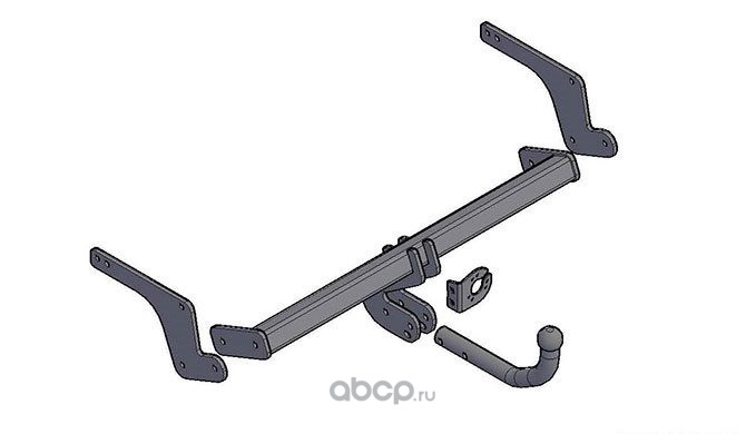 Фаркоп (тягово-сцепное устройство) Renault Duster съемный шар без эл/пакета с 2015г рестайлинг ТРЕЙЛЕР 904101