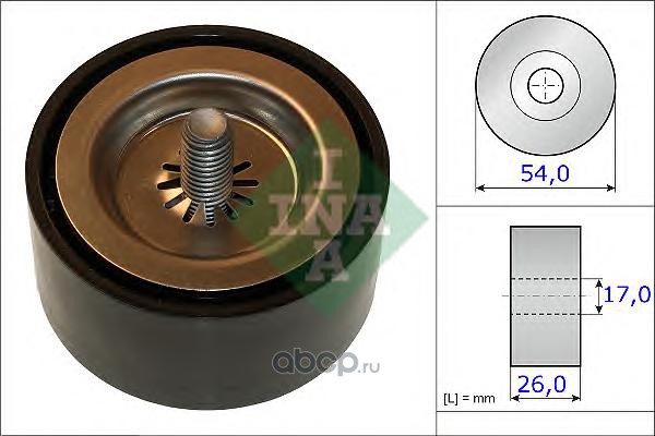 Ролик ремня приводного малый MB Sprinter  651 дв. INA 532067210