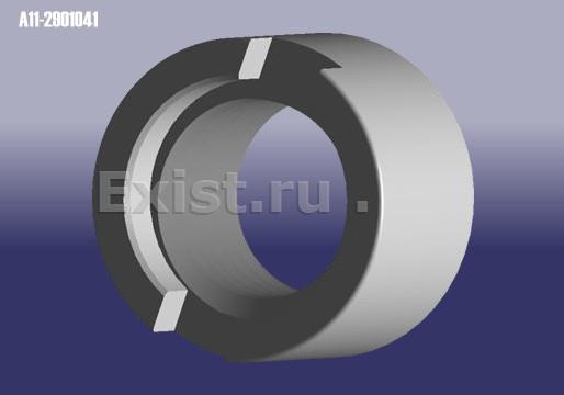 Гайка шлицевая амортизатора переднего M14х1.5 Chery Amulet A112901041