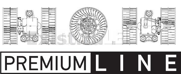 Мотор отопителя (вентилятор) салона  MB Vito (W639)/Viano/Mixto (W639) 2.2Cdi 03- KNECHT AB39000P