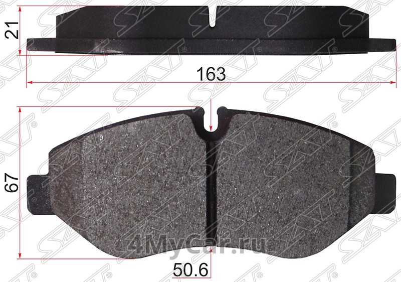 Колодки тормозные задние Daily >06 ADR ADR522021