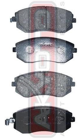 Колодки тормозные дисковые передние к-кт Subaru Exiga/Forester/Impreza/Impreza(GE,GH)/Legacy 2000> AKYOTO AKD1286
