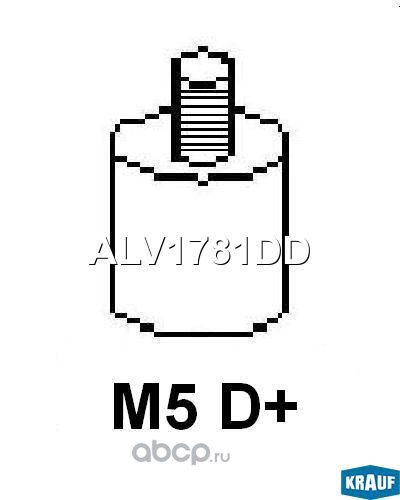 Генератор Jemper III 00-/Peugeot 90A (14V, 90A) KRAUF ALV1781DD