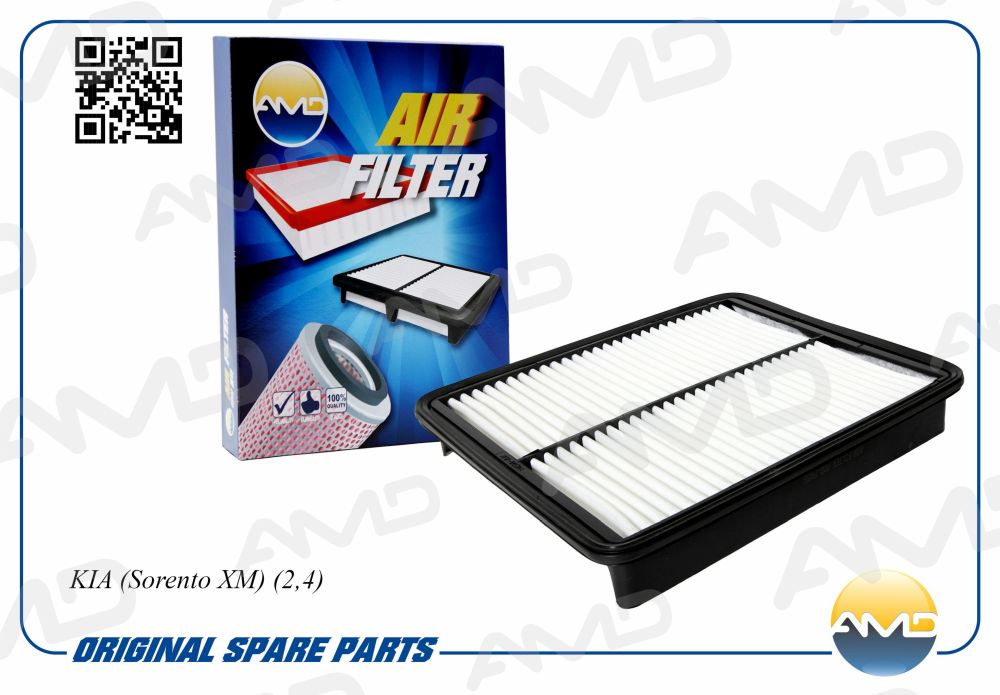 Фильтр воздушный Kia Sorento 2.4 16V/4WD 09> AMDFA56