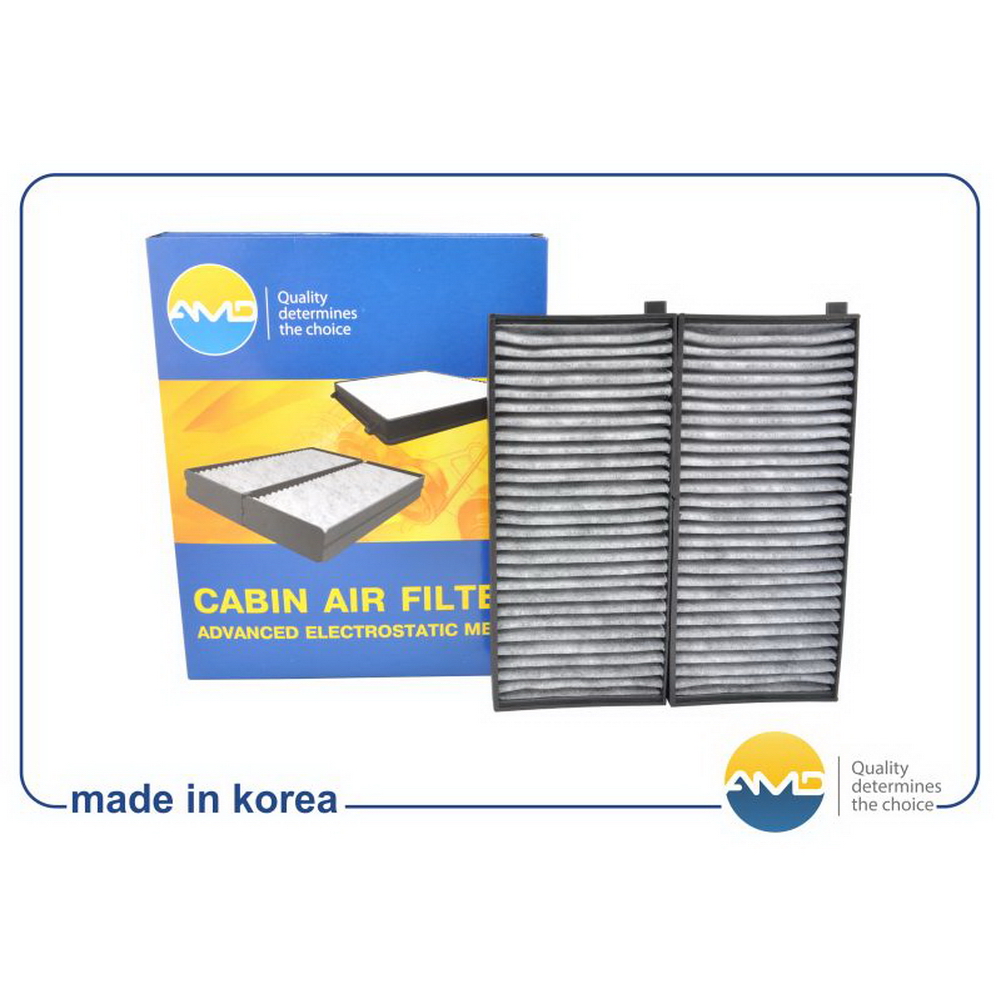 Фильтр салонный угольный (2шт) Kia Spectra/Shuma II/Carens AMD AMDFC11C