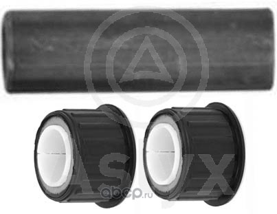 Сайлентблок серьги рессоры (комплект со втулками) Ducato(250)/Jumper3/Boxer3 06> ASLYX AS202638